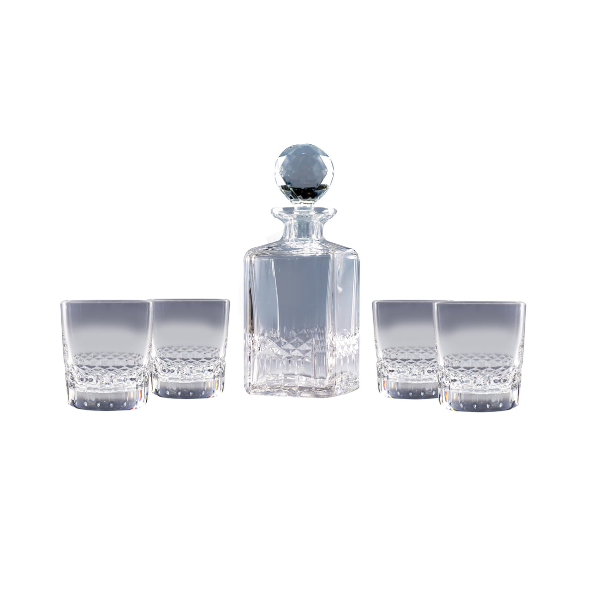 Luxury Crystal Decanter &amp; Glasses